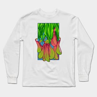 Vintage doodle illustration of Nepenthes Long Sleeve T-Shirt